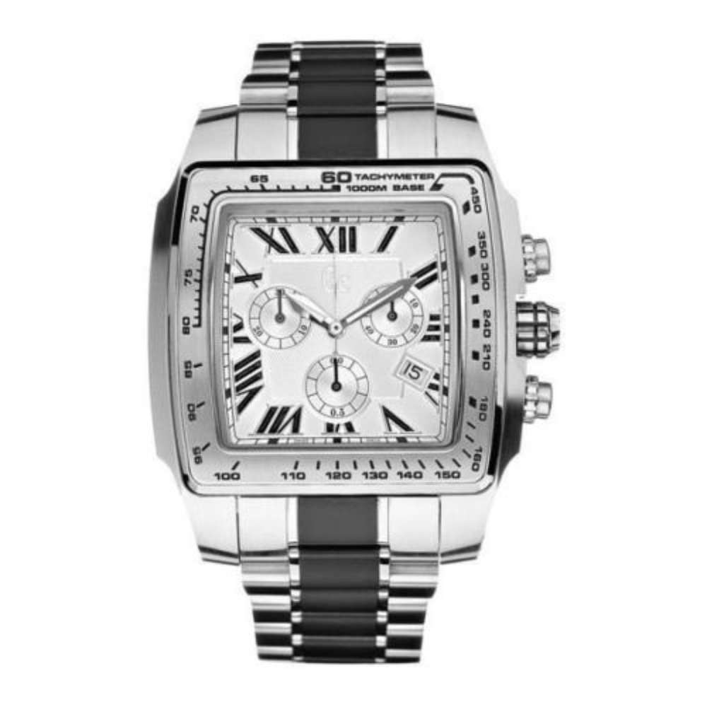 Men's GUESS GC Stainless Steel Chronograph Swiss